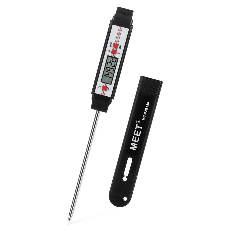 MEET MS-82A300-B150 2pcs Instant Read Digital Multifunction Thermometer for Cooking,
