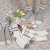Fuzzy Socks with Grips for Women, 5 Pairs Soft Fluffy