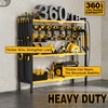 NattyDot Large Power Tool Organizer Cart with Charging Station 8