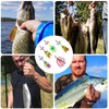 5 Stück Chatterbait Barsch,Chatterbait Hecht,Spinnerbait,Barschköder,Angelköder,Spinner Angeln