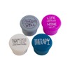 CapaBunga Silicone Wine Stoppers for Wine Bottles - 4 Pack
