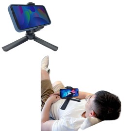 GottaHaveIt - iPhone Desk Stand | Stream & Watch Movies in Bed | Fits Cellphones 2.3-3.4" Wide, (Black)