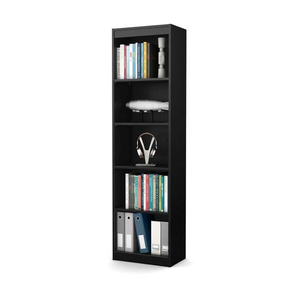 Maykoosh Tuscan Treats 5-Shelf Narrow Bookcase - 11.5" D x