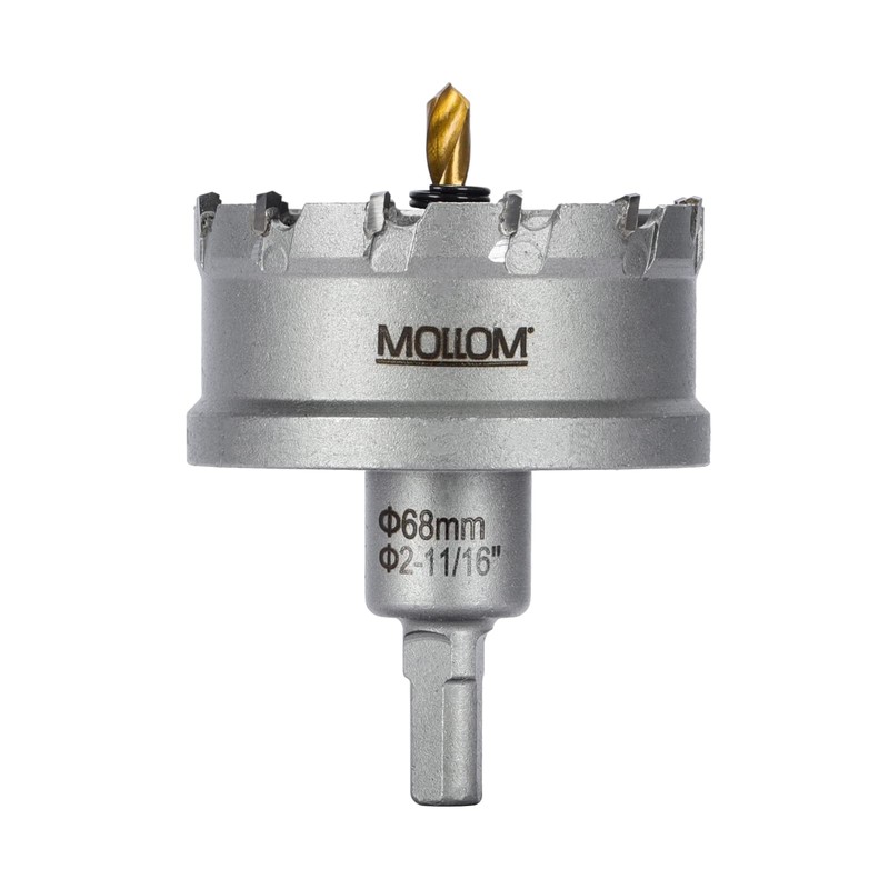 Mollom (2-11/16'' | 68mm) Heavy Duty Carbide Hole Saw with