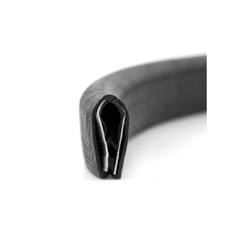 QWORK 50 Feet EPDM Rubber Edge Trim Seal Strip, Fits