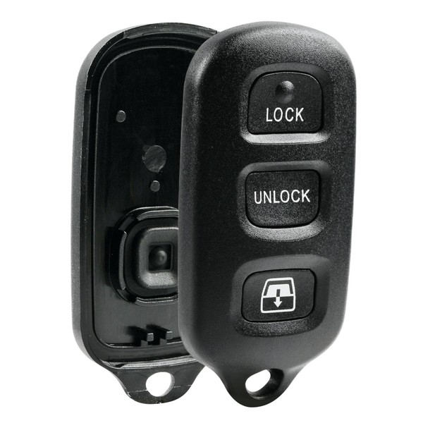 Key Fob Keyless Entry Remote Shell Case & Pad fits Toyota 1999-2009 4runner / 2001-2008 Sequoia