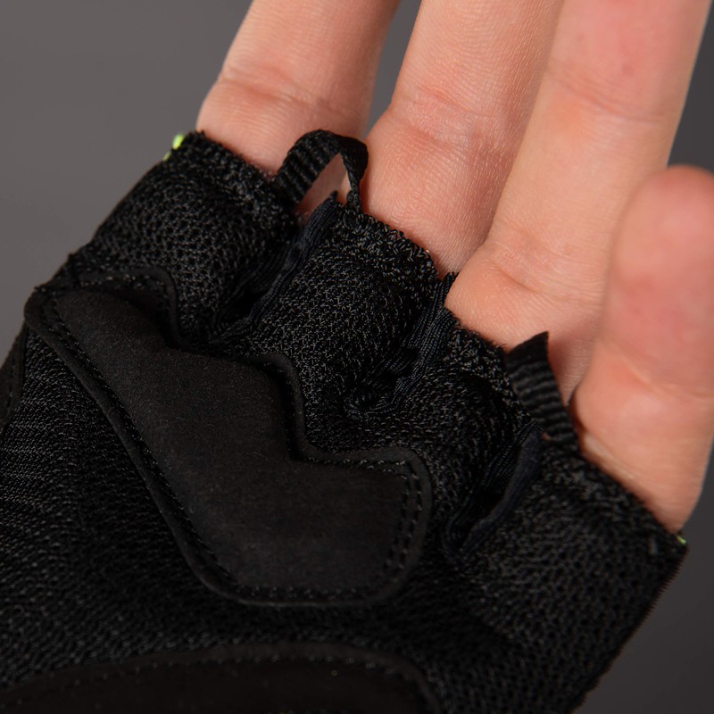 Chiba BioXCell Air Cycling Gloves Short Yellow/Black 2025: Size: L