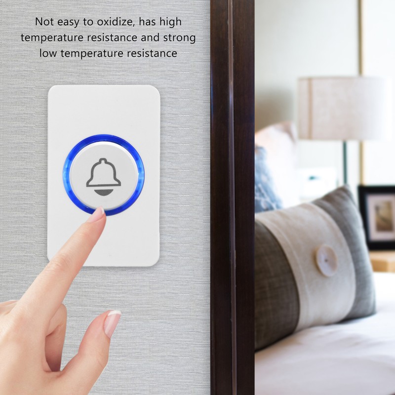 Remote Control Doorbell Wireless Long Distance Loud Volume Stick Music