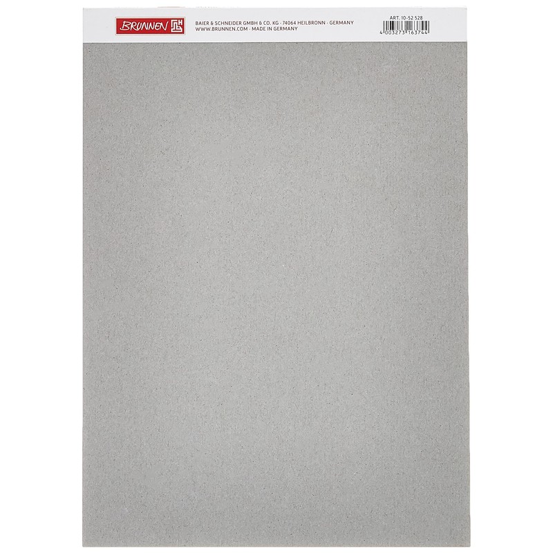 Brunnen 1052528 School Notepad (A4, 50 Sheets, Squared, with Margin