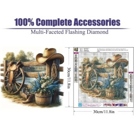 unbranded Boot Diamond Painting Kits for Adults Farm,5D Flowers Art Farm