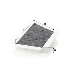 Original MANN-FILTER Interior Filter CUK 3448 – Pollen filter with active charcoal – For passenger cars