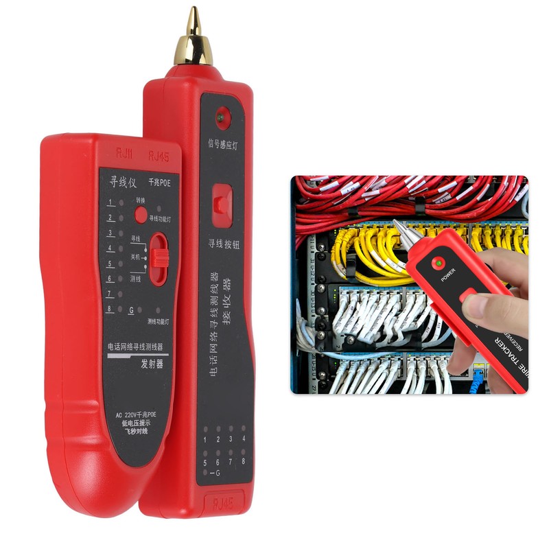 Line Finder RJ11 RJ45 Wire Tracker Strong Anti Interference Multi