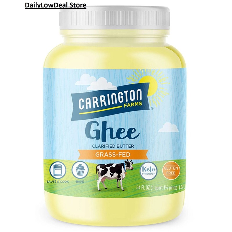 Carrington Farms Ghee 54 oz. | Pure, High-Quality Clarified Butter