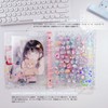 zenoco Sealing Book, Transparent Binder, For Girls, A5, 6 Holes,