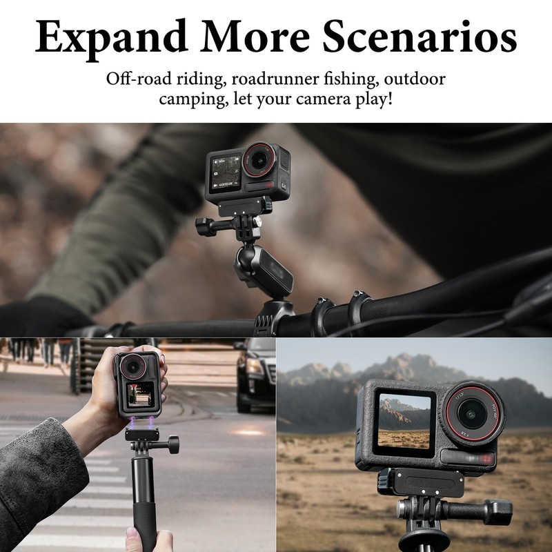 GEEKRIA Magnetic Quick Release Mount Compatible with DJI Osmo Action