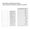 4pcs Checklist Board DIY Production Recyclable Portable Chore Checklist Detachable