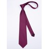 Enlision Men's Plain Ties and Pocket Square Set Classic Wedding