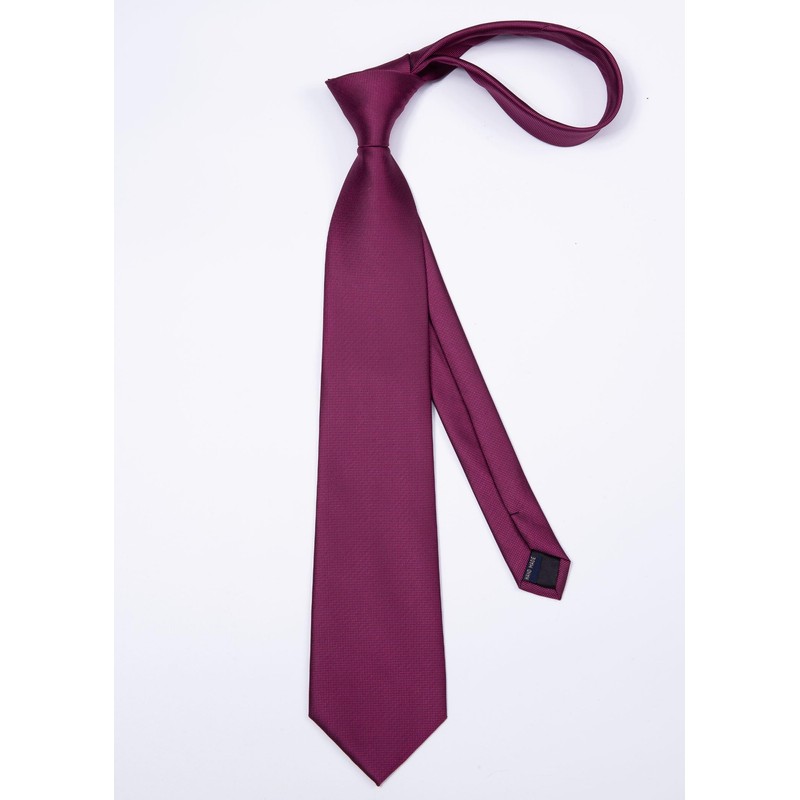 Enlision Men's Plain Ties and Pocket Square Set Classic Wedding