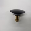 KES Bathroom Replacement Sink Drain Stopper Matte Black, S2008-Kit-BK