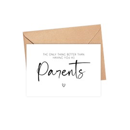 Pregnancy Reveal For Parents - Baby Announcements Gifts For Family - Were Having A Baby Cards - Promoted To Grandparents