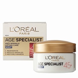 L'oral Paris Age Specialist 45+ Night Anti-wrinkle Cream 50 Ml by L'Oreal Paris
