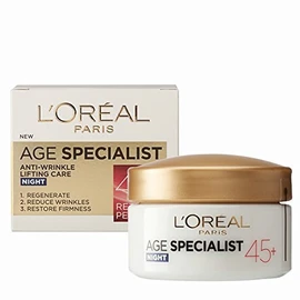 L'oral Paris Age Specialist 45+ Night Anti-wrinkle Cream 50 Ml by L'Oreal Paris
