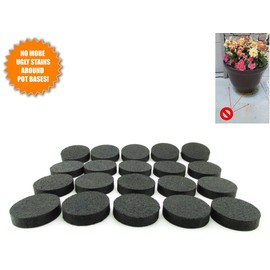 Flower Pot Feet, Invisible Flower Pot Risers, Rubber Risers for Plant Pots - 20 or 8 Pc (20)