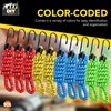 SOL 10pk Bungee Cords with Hooks - Long Adjustable Bungee