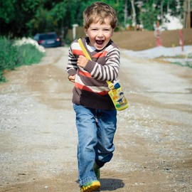 Linkidea Clear Water Bottle Holder Compatible with Contigo 14oz, YETI Rambler Jr. 12oz, Zak Designs Kids Bottles, Transparent Bottle Carrier Strap Bag, Hard Base Bottle Travel Sling, Yellow