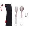 Camping Cutlery Set Camping Foldable Spoon Fork Portable Travel Tableware