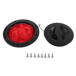 Kayak Compartment Cover Waterproof Rotating 6 Inch Canoeing Deck Plate with Storage Bag