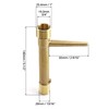 QWORK Quick Coupling Valve Key, 3/4 Inch Brass Irrigation Tool