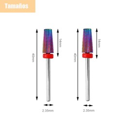 Bestgle 2 professionelle Nagelspitzen, bidirektionale Rotation für Links- und Rechtshänder, Nagelhautsteine für Acryl-Nägel für elektrische Pediküre, Schleifkopf