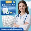 Orthodontic Wax for Braces, 180 Pcs Pre-Cut Mint Dental Wax