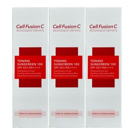 Cellfusionc Toning Sunscreen 100 50ml (SPF50+) 3 Pieces / Circle / 셀퓨전씨 토닝 썬스크린 100 50ml(SPF50+) 3개  써클
