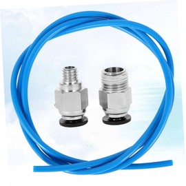 iplusmile PTFE Bowden Tube Set Pneumatic Connectors for 3D Printers 1m Length Compatible PC4-M6 and PC4-M10 for Material Feeding