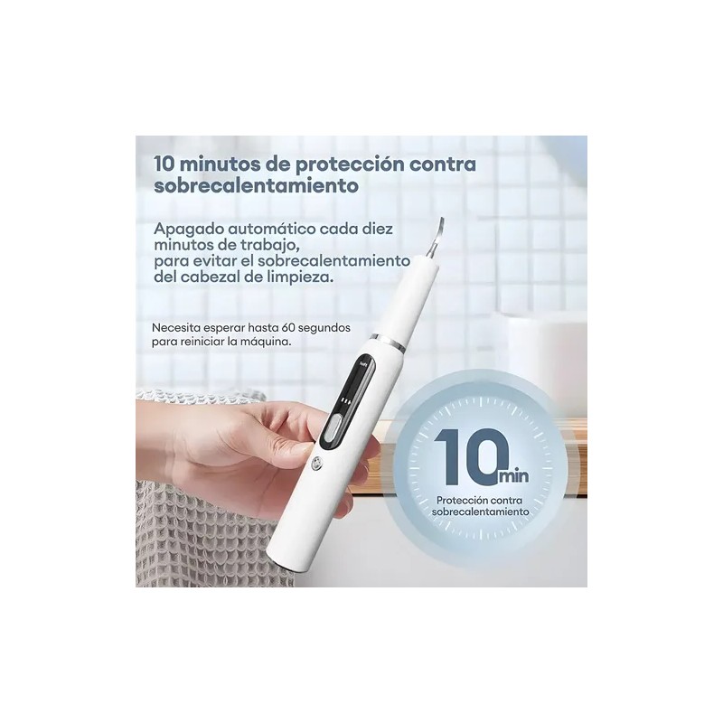 Escalador Eléctrico Led Ultrasónico Cuidado Bucal Kit