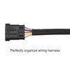 25ft - 1/4 inch PET Expandable Braided Sleeving – Black