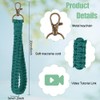 INFUNLY 8 Sets Macrame DIY Wristlet Keychain Kits with Update