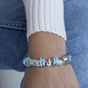 Sterling Silver 925 Letter Alphabet Beads from Glossy Materia -