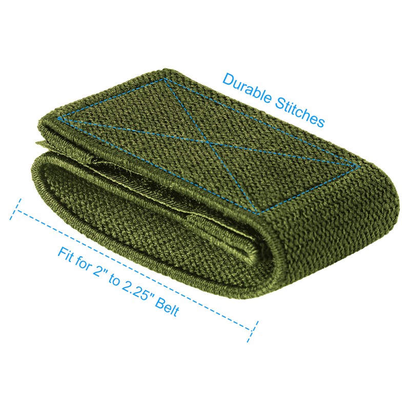 wisdompro 4 Pcs Elastic Belt Loop for 2" - 2.25"