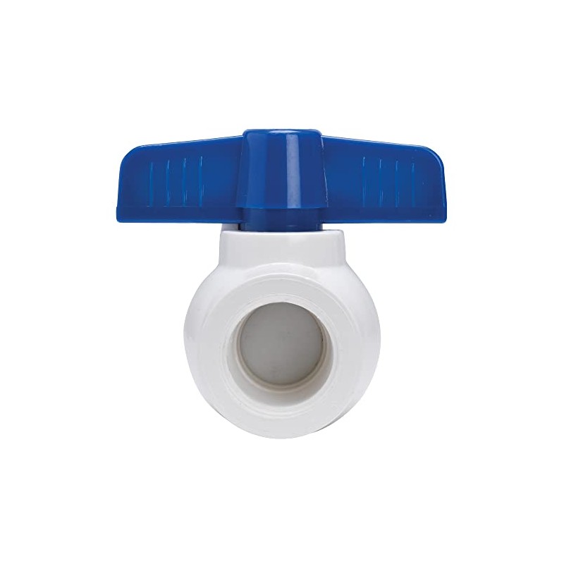 Homewerks VBVP40B4B Ball Valve, PVC Schedule 40 x Female Thread,