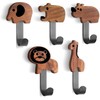 Wenrecu Children's Coat Hooks, Children's Coat Hooks Animal Shape, Children's