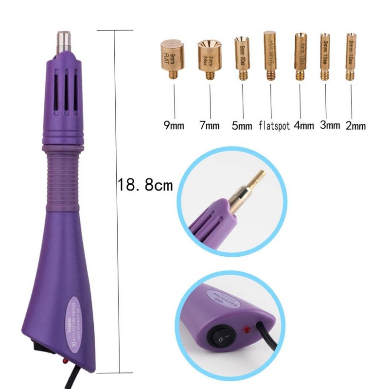 XUDREZ Hotfix Applicator, 7 in 1 Professional Iron-on Hot Fix