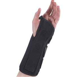 Bilt-Rite Mastex Health 8 Inch Premium Spica Right Wrist Brace, Black, Medium