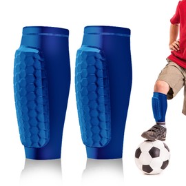 Children's Football Shin Pads - Breathable & Non-Slip Shin Pads Football Men | Designed for Adolescent Football Players (72 g/1 Pair)