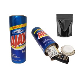 OGSafeStash Ajax Diversion Safe Stash Can Screw Lock Hidden Compartment For Valuables