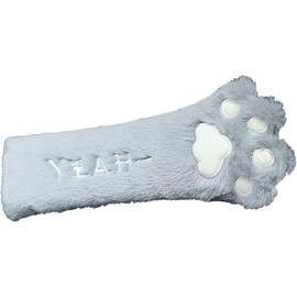 Lindas Garras de Gato, Fundas de Cinturón de Seguridad de Felpa, Funda de Correa Suave, Cómoda Funda Protectora de Hombro para Mujer (GREY)