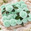 25-Piece Artificial Rose Flowers for DIY Arrangements – Stemmed Faux