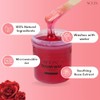Natural Rose Extract Sugar Wax Hair Removal Kit 450g, 20